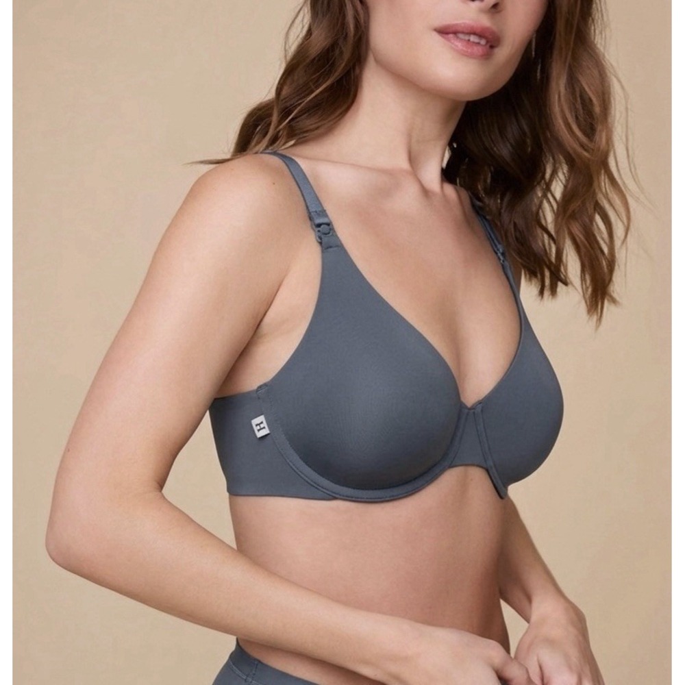 Harper Wilde Base Unlined Bra Underwire Unpadded Convertible Straps 38C